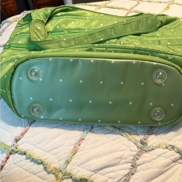 Lug Green Polka Dot Women's Bag - Picture 3 of 5